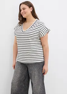 Shirt mit Volantärmeln, bonprix