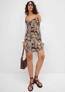 Robe à bretelles en viscose fluide, bonprix