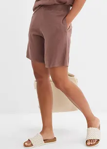 Short en fine maille avec taille élastiquée, bonprix
