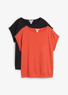 Lot de 2 T-shirts, bonprix