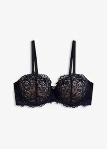Soutien-gorge balconnet en dentelle à franges, bonprix
