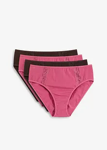 Maxislip (4er Pack) mit Bio-Baumwolle, bonprix