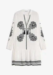 Robe-tunique en viscose texturée, bonprix
