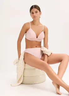 Soutien-gorge à coques sans armatures en polyamide brillant, bonprix