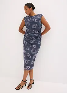 Midikleid aus feinem Mesh, bonprix