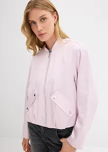 Softblouson aus glänzendem Viskose-Mix, bonprix
