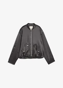 Softblouson aus glänzendem Viskose-Mix, bonprix