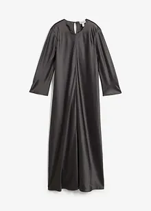 Midikleid aus glänzendem Satin, bonprix