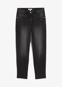 Jean barrel taille mi-haute, bonprix