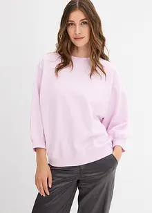 Oversize-Sweatshirt aus reiner Baumwolle, bonprix