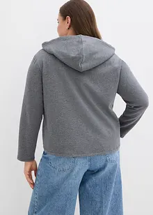 Kapuzen-Sweatjacke aus weichem Scuba, bonprix