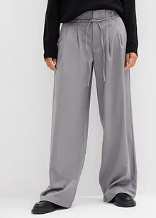 Bundfaltenhose mit Bindeband, bonprix