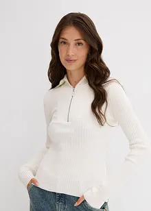 Rippshirt aus softem Viskose-Mix, bonprix