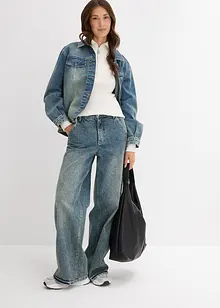 Rippshirt aus softem Viskose-Mix, bonprix