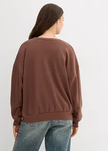 Oversize-Sweatshirt aus weichem Baumwoll-Mix, bonprix
