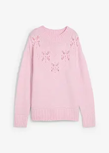 Grobstrick-Pullover aus weichem Woll-Mix, bonprix