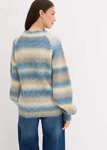 Grobstrick-Pullover aus weichem Woll-Mix, bonprix