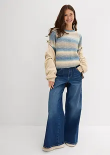 Grobstrick-Pullover aus weichem Woll-Mix, bonprix