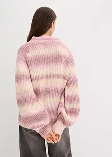 Grobstrick-Pullover aus weichem Woll-Mix, bonprix