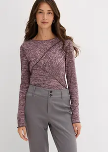 Langarmshirt aus softem Viskose-Mix, bonprix
