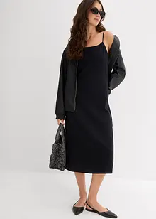 Robe à fines bretelles en flanelle 100% coton, bonprix