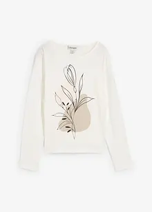 T-shirt manches longues 100% coton, bonprix