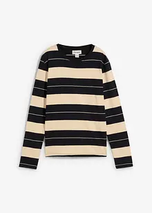 T-shirt manches longues en coton épais, bonprix