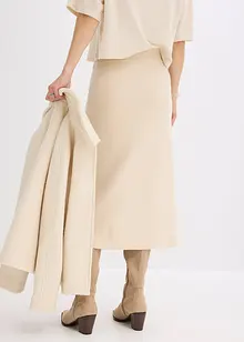 Jupe évasée en maille, bonprix