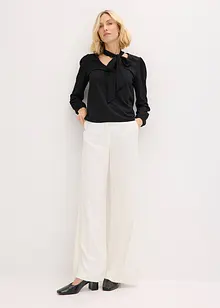 Struktur-Shirt mit abnehmbarer Schluppe, bonprix