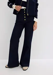 Jean flare taille haute, bonprix