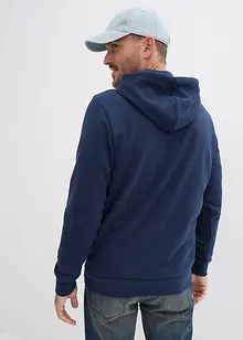 Sweat à capuche et détails enduits, bonprix