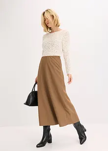 Spitzenbody mit flauschiger Oberfläche, bonprix