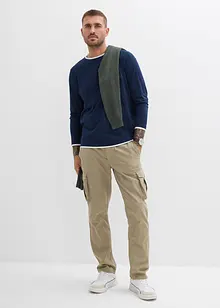 T-shirt manches longues effet superposé, bonprix