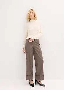 Rollkragenshirt mit dekorativen Knöpfen, bonprix