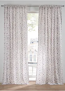 Rideau panneau en coton (1 pce), bonprix