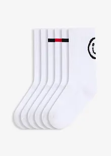 Tennissocken mit Bio-Baumwolle (6er pack), bonprix