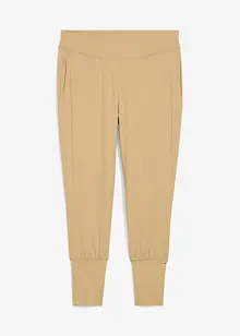 Pantalon sarouel ultra-doux, longueur 3/4, bonprix