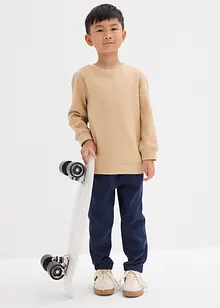 Lot de 2 sweats en coton mélangé, bonprix