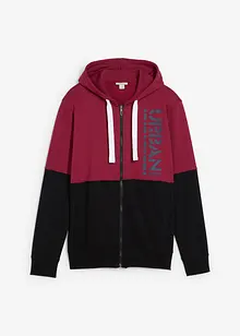 Kapuzen-Sweatjacke aus reiner Bio-Baumwolle, bonprix