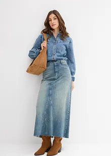Blouse en jean, bonprix