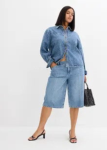 Blouse en jean, bonprix