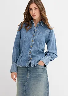 Blouse en jean, bonprix