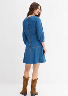 Robe en jean à manches ballon, bonprix
