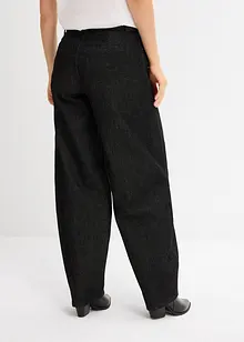 Jean Barrel taille mi-haute avec ceinture, bonprix