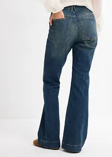 Jean flare, taille mi-haute, bonprix