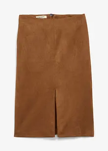 Jupe crayon en suédine, bonprix