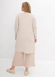 Gilet long et doux en viscose extensible, bonprix