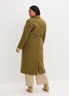 Mantel aus Wollimitat in Maxilänge, bonprix
