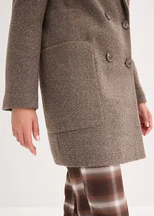 Manteau court aspect laine, bonprix