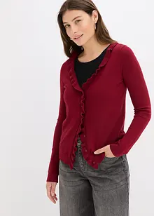 Feinstrickjacke aus fließendem Viskose-Mix, bonprix